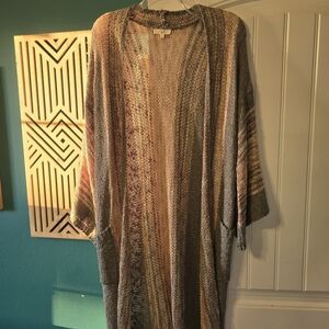 Multicolor Knit Cardigan